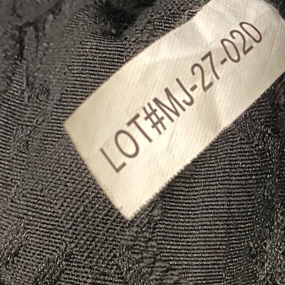 Christine Alexander Cotton Blend Rhinestone Button Black Textured Jacket - Picture 15 of 15